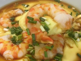 鲜虾蛋羹