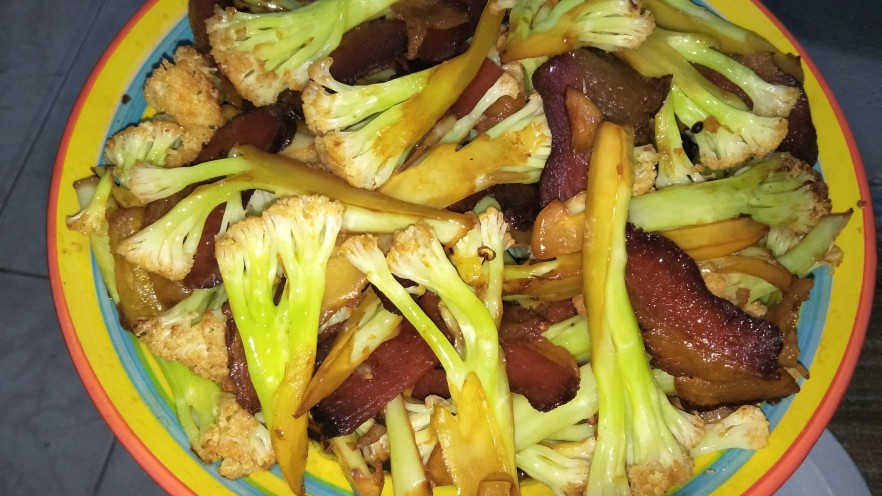 酱肉花菜