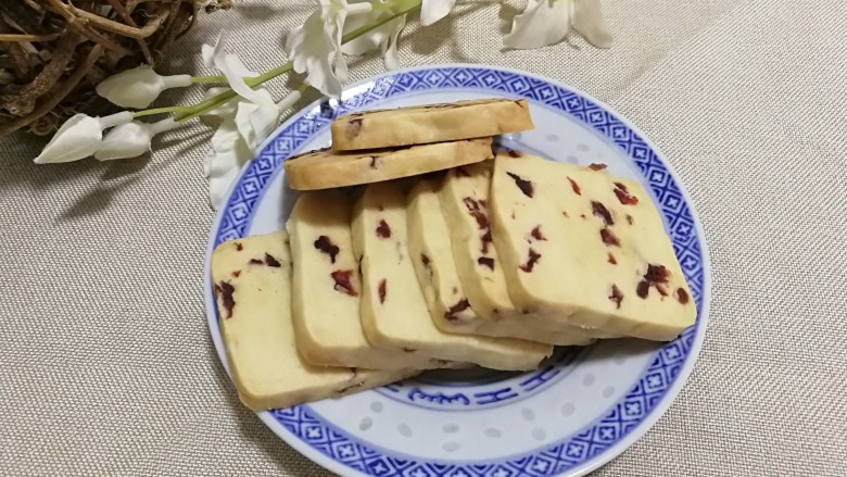 蔓越莓曲奇饼干,香酥甘甜!