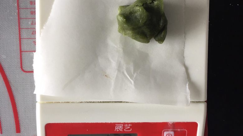 五星级酒店的抹茶巧克力流心月饼,抹茶桃山皮12g