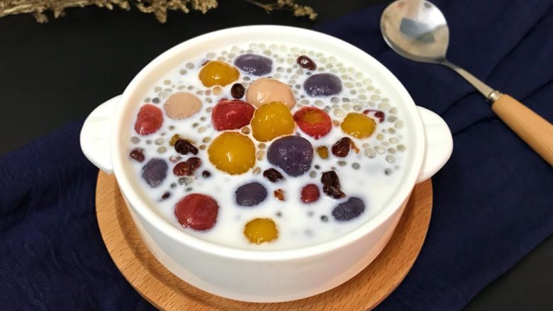 多彩Q弹的芋圆~越嚼越过瘾,色彩缤纷,食欲满满有木有?