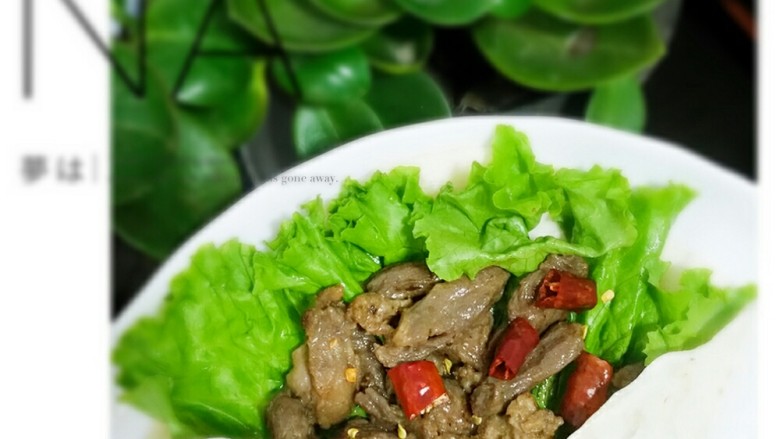 嫩牛肉卷饼,不打春我们依旧可以吃春饼卷牛肉