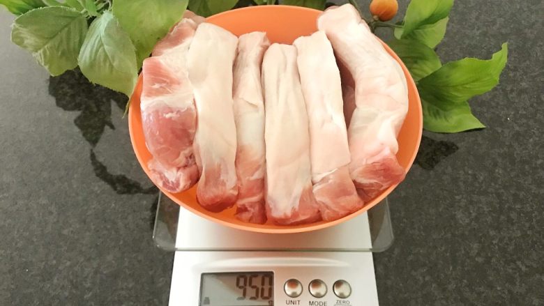 上海炸猪排,950g的大排,6人份的,