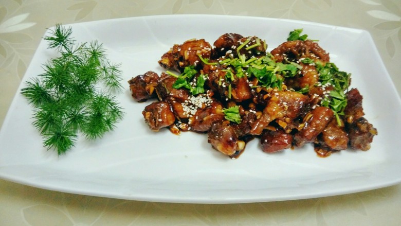 糖醋排骨,装饰一下,美美哒!