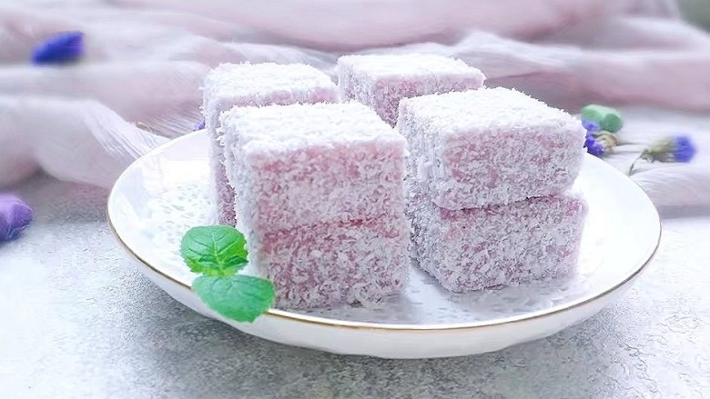 紫薯椰蓉小方