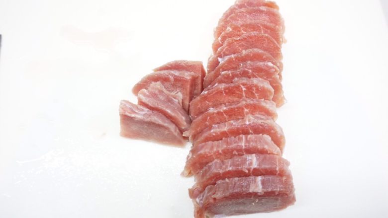 韭肉盆友,切片,厚薄适中