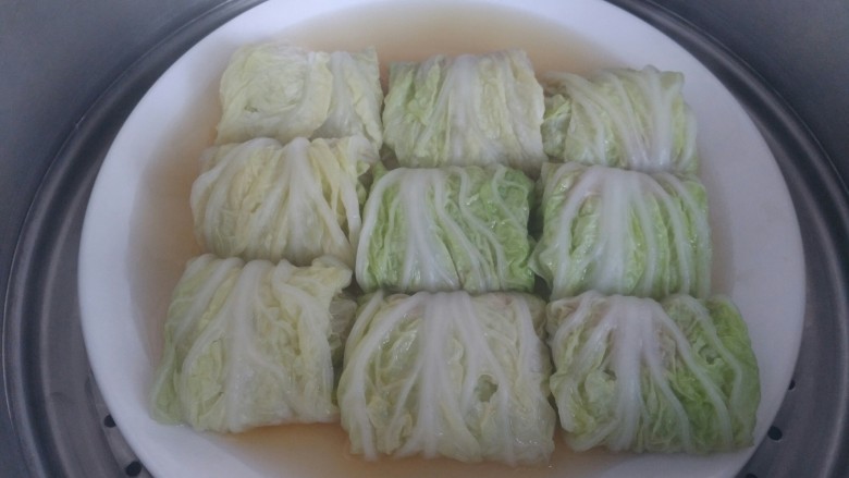 翡翠菜卷,香香哒翡翠菜卷就做好了!