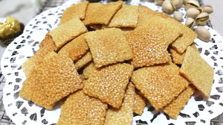 香酥芝麻瓦片