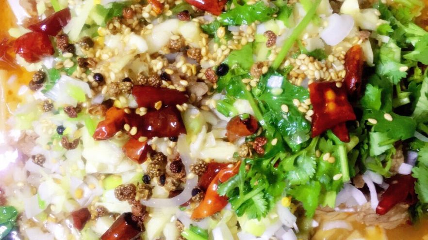 水煮牛肉
