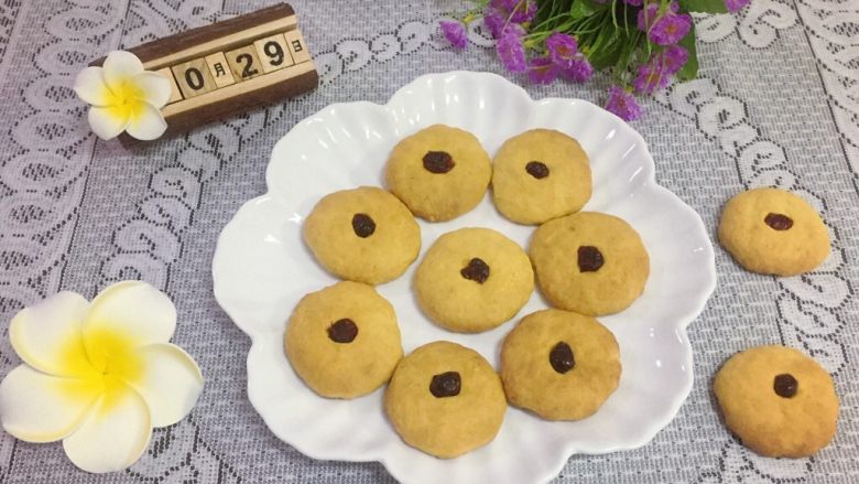 蔓越梅奶香南瓜饼干#家有烤箱#