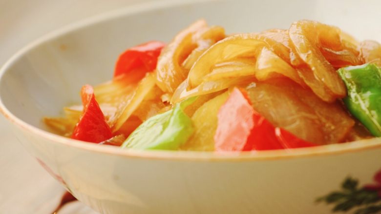 外婆的碗,我的菜—洋葱炒土豆,完成3