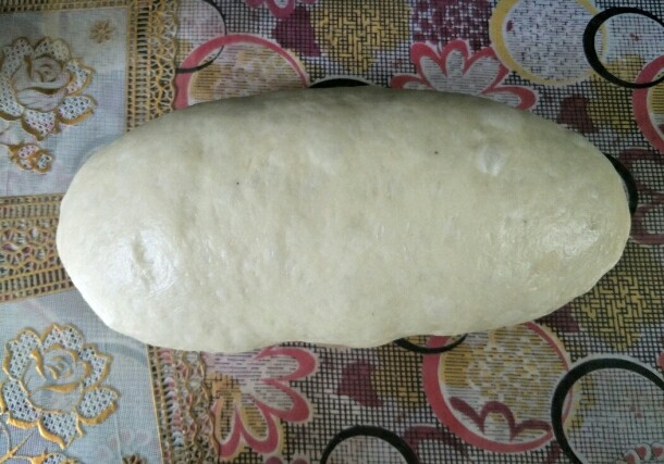 抹茶蜜豆吐司,卷起来,捏紧收口