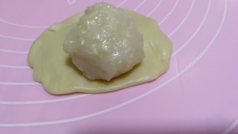 中式点心+老婆饼,放上馅料,
