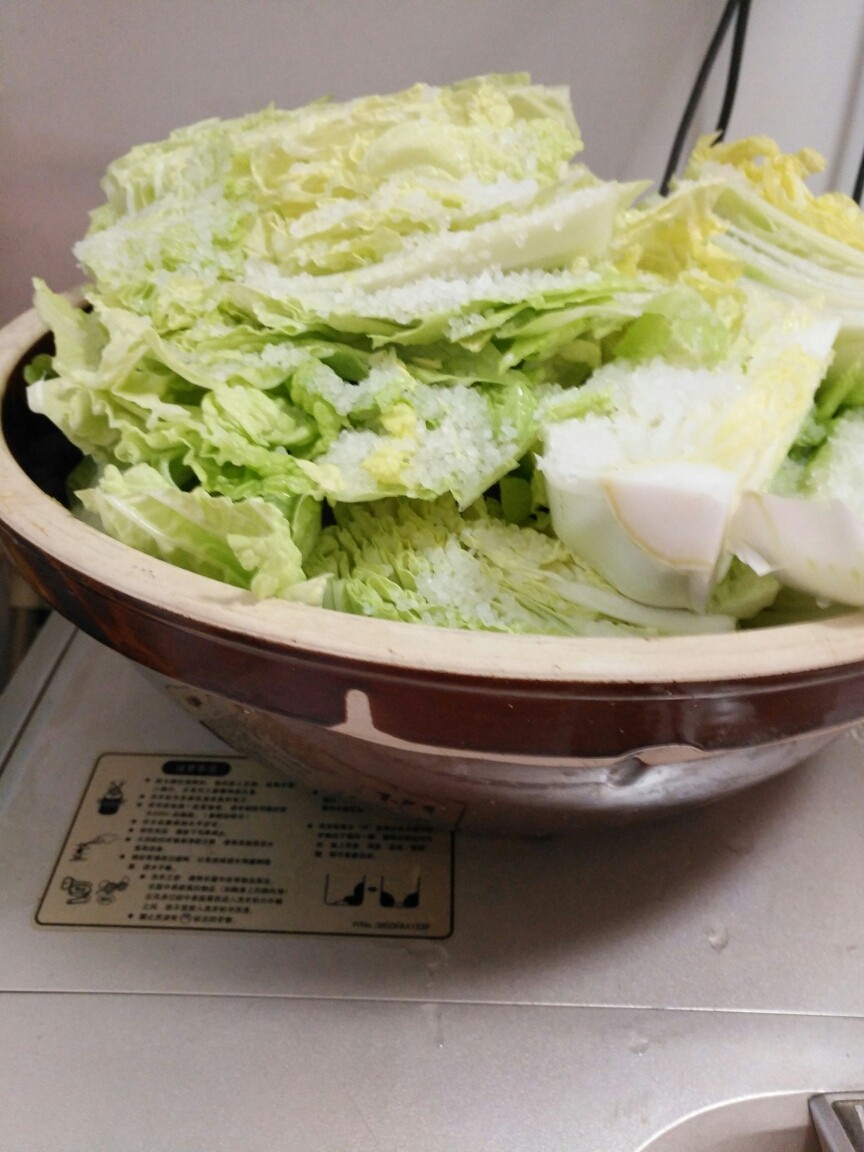 纯素自己腌制辣白菜