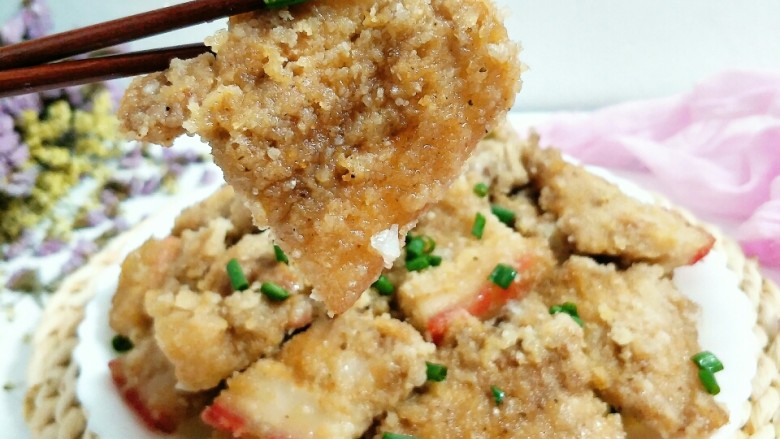 粉蒸五花肉,成品图2
大口吃肉~