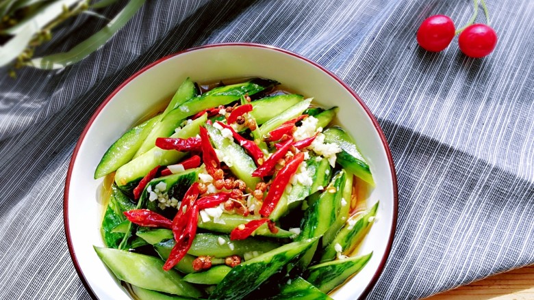 响油脆黄瓜,成品图!