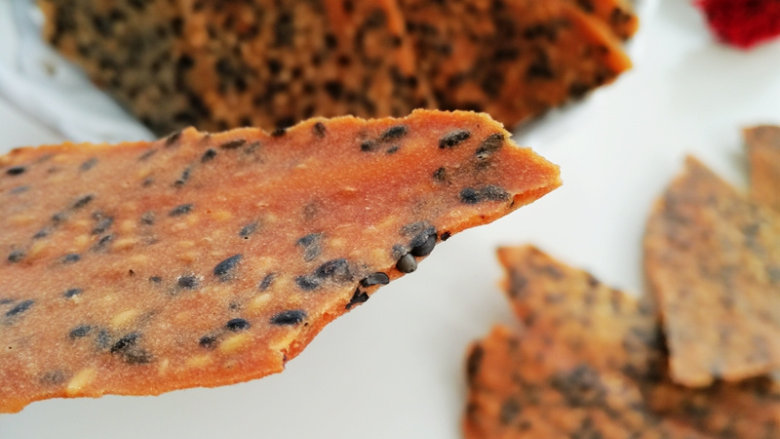 芝麻薄脆饼,焦香酥脆!