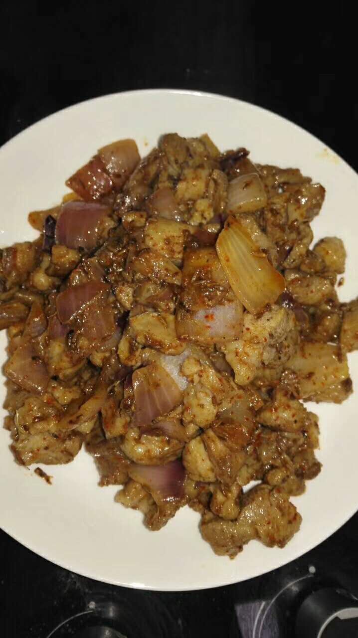 孜然羊肉粒