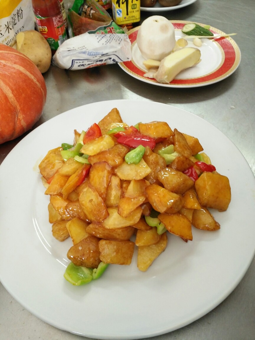 红薯水果缤纷鲜三彩