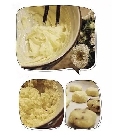 幸福的馨香,蔓越莓椰蓉小面包,在等待面团发酵的过程中,我们来做蔓越莓<a style='color:red;display:inline-block;' href='/shicai/ 630'>椰蓉</a>馅(我大多做了纯<a style='color:red;display:inline-block;' href='/shicai/ 630'>椰蓉</a>)。将室温融化的黄油与糖粉混合,打发至颜色变浅体积变大(看方子误没有用打蛋器,真的好累),然后分三次加入全蛋液,每次都待其充分融入后再加入。
