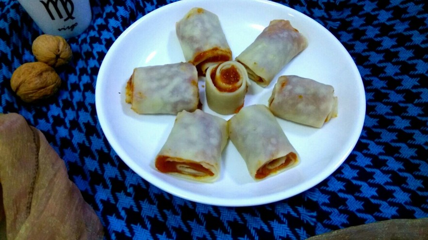山楂果酱卷饼