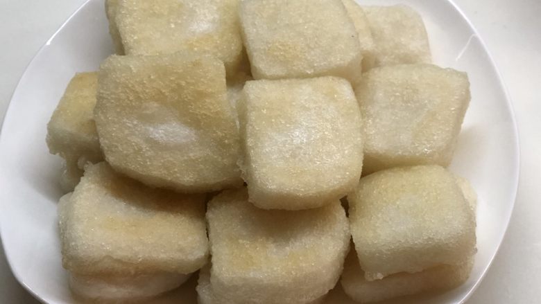 桂花糖年糕,准备完成
记得吃几块烧几块,烧多了吃不下哦