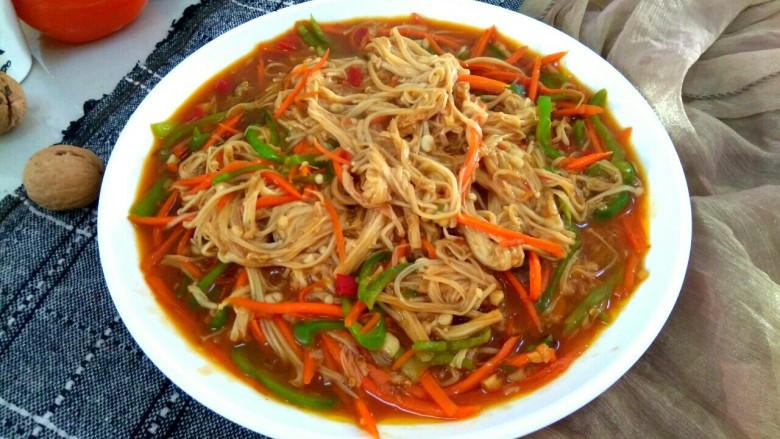 鱼香金针菇