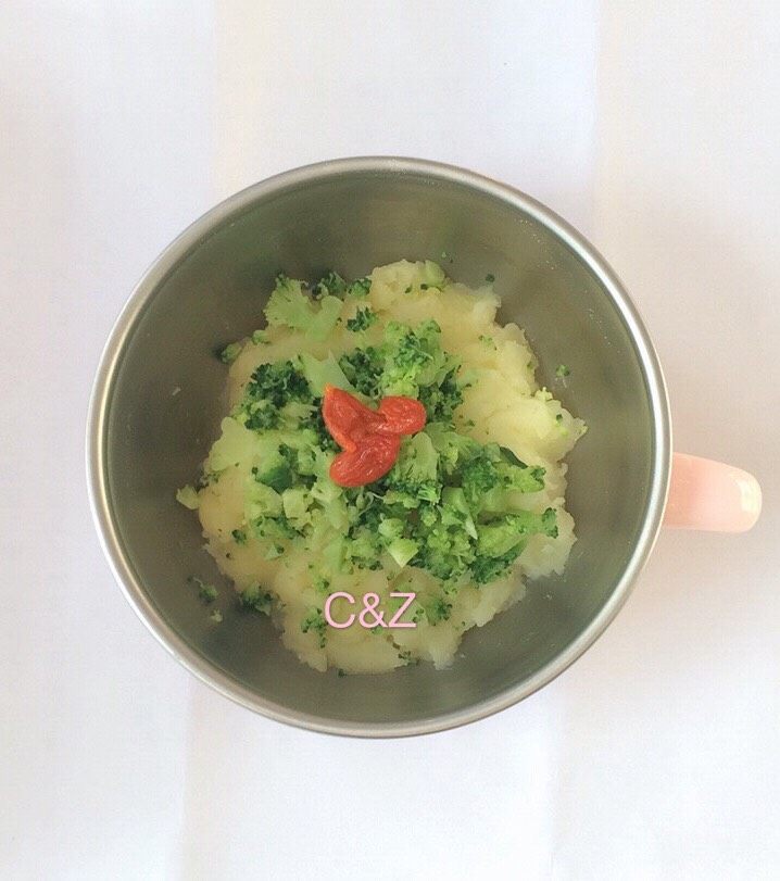 西兰花土豆泥