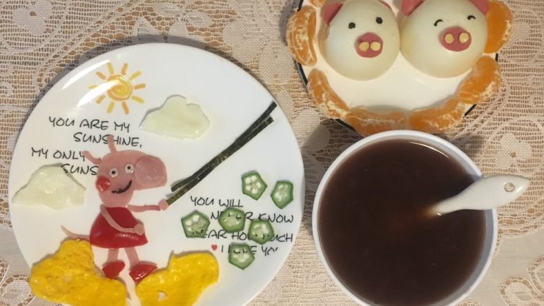 小猪佩奇的早餐