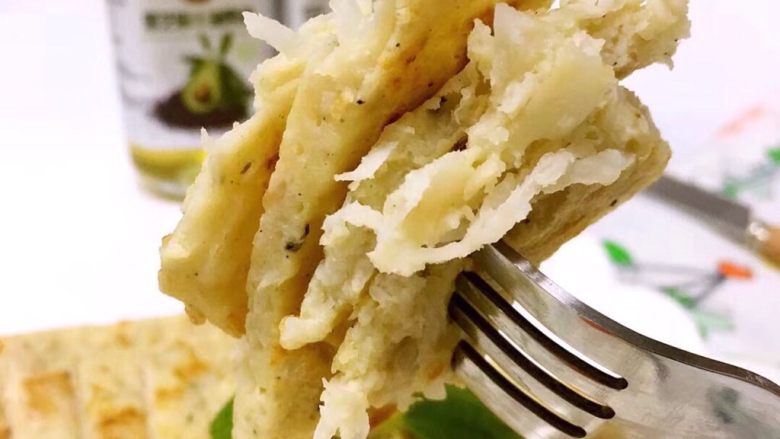 【萝卜丝饼】宝宝早餐,成品