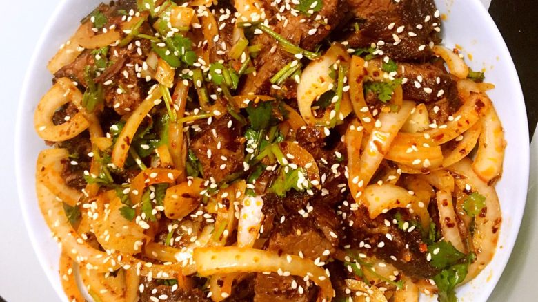 鲜辣拌牛肉