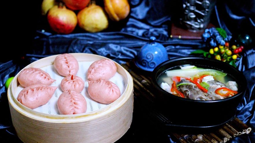 吃掉一朵花+萝卜丝柳叶包&清炖红蟹鱼汤
