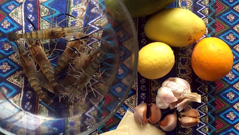 芝士焗油虾,准备