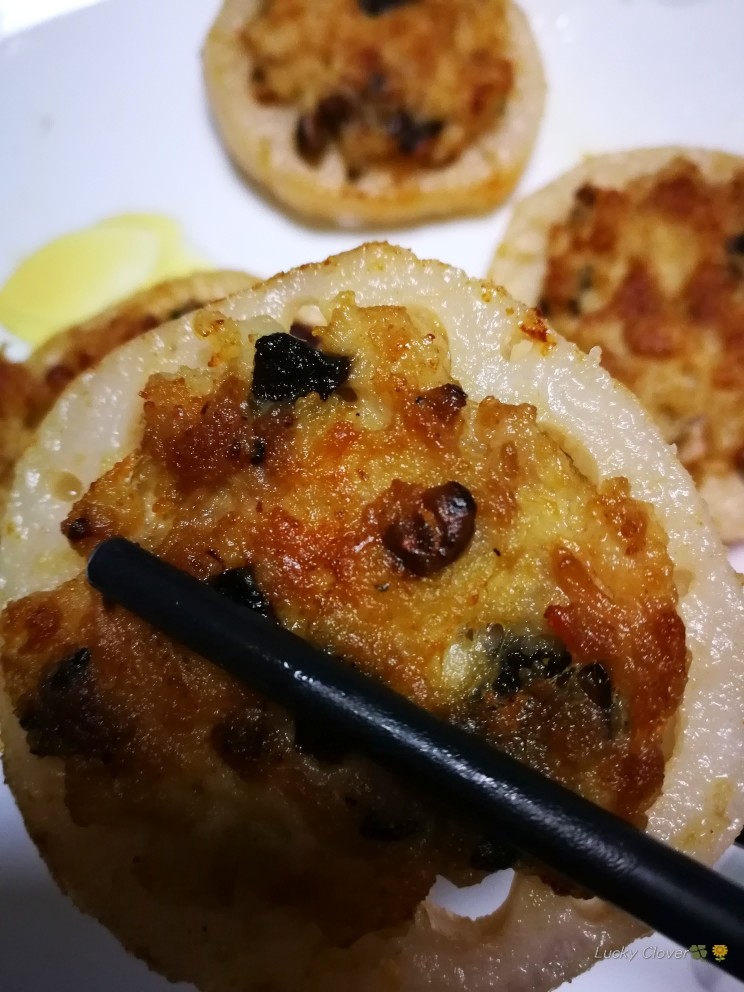 藕饼,趁热,赶紧上口啊😍