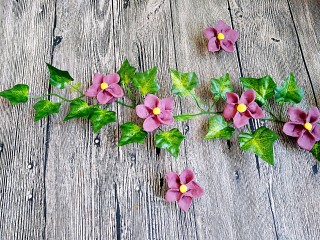 吃掉一朵花+紫薯小花馒头