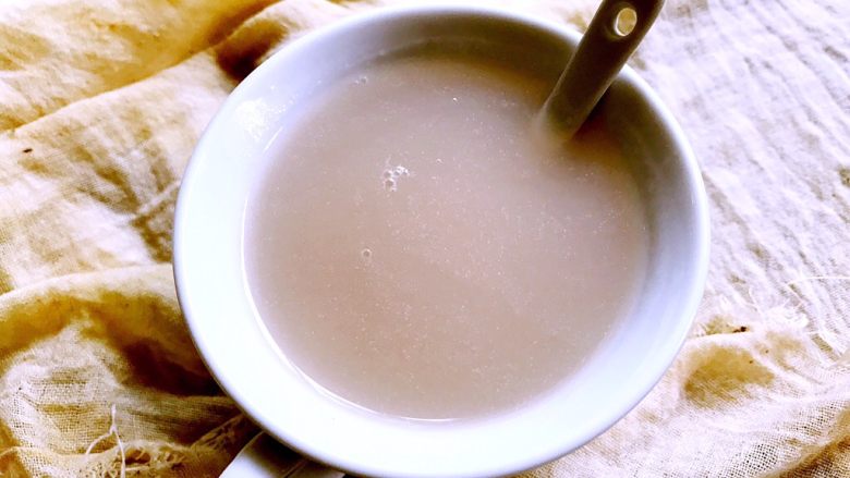 莲藕汁这么好喝,你会做吗,成品。