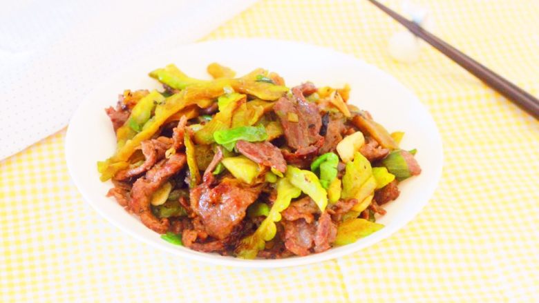凉瓜炒牛肉 处女座最爱,味道确实不错哦~