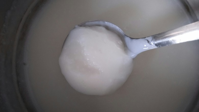 辣白菜,江米粉煮成糊