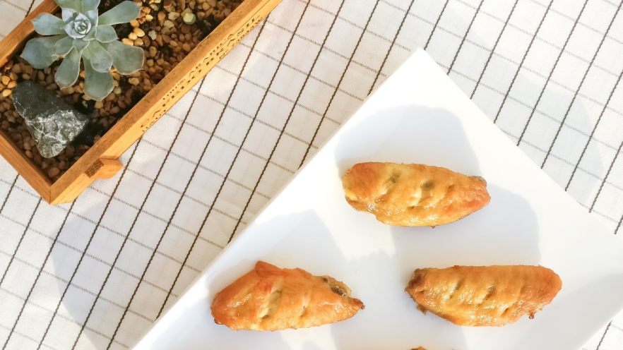 美味蒜香炸鸡翅（无油省时版）