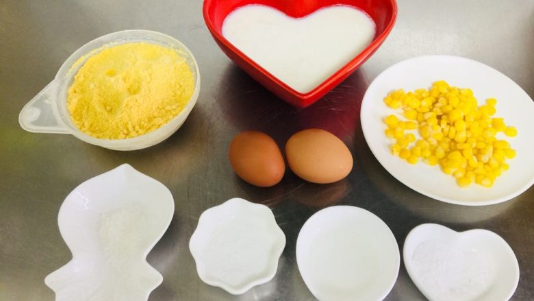 玉米🌽面包🍞,准备材料