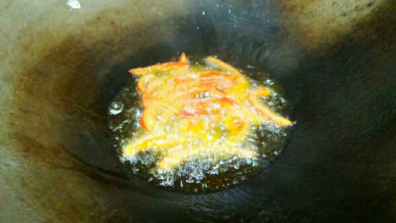 糖醋菜+糖醋莲白,油熟下甜椒丝