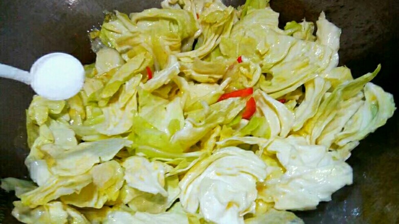 糖醋菜+糖醋莲白,放适量盐