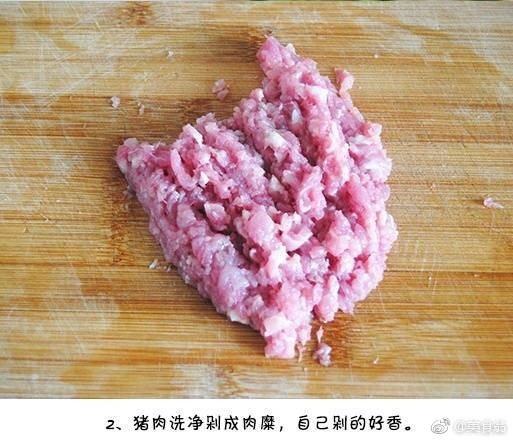 家常肉丸,肉馅自己剁