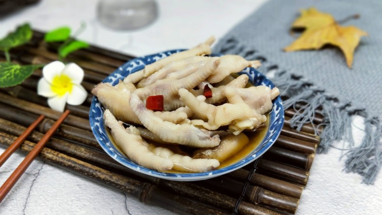 健康零食~香糟凤爪,健康美味的零食。