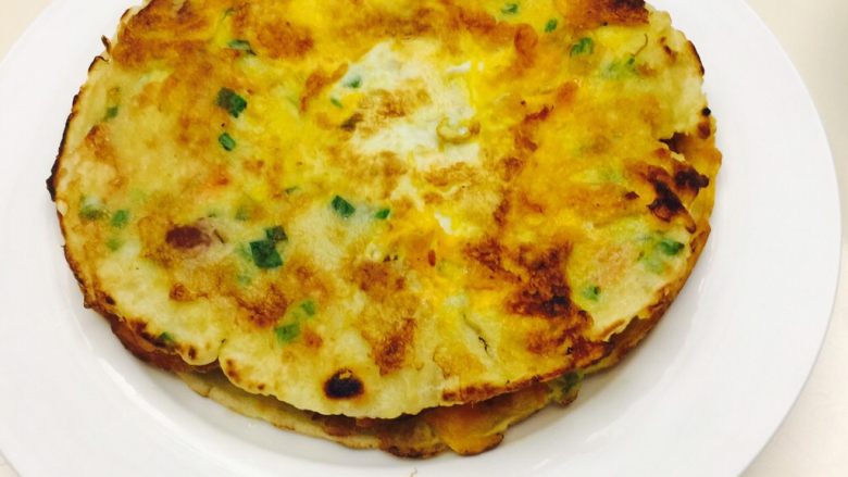 早餐第22篇,<a style='color:red;display:inline-block;' href='/shicai/ 519'>面粉</a>跟<a style='color:red;display:inline-block;' href='/shicai/ 3250'>葱</a>，<a style='color:red;display:inline-block;' href='/shicai/ 429'>瘦肉</a>混合，放盐，煎成饼<a style='color:red;display:inline-block;' href='/shicai/ 9'>鸡蛋</a>打在饼上，煎熟乘出