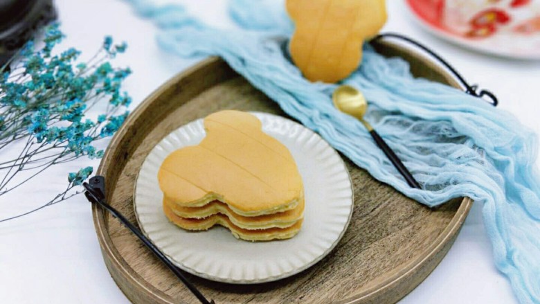 #感恩节食谱#米老鼠蛋糕片