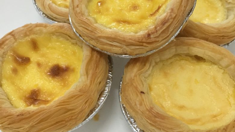 蛋挞,成品、烤箱预热，190度，22分钟