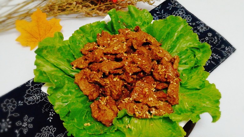 #感恩节食谱#+孜然嫩牛肉,成品图