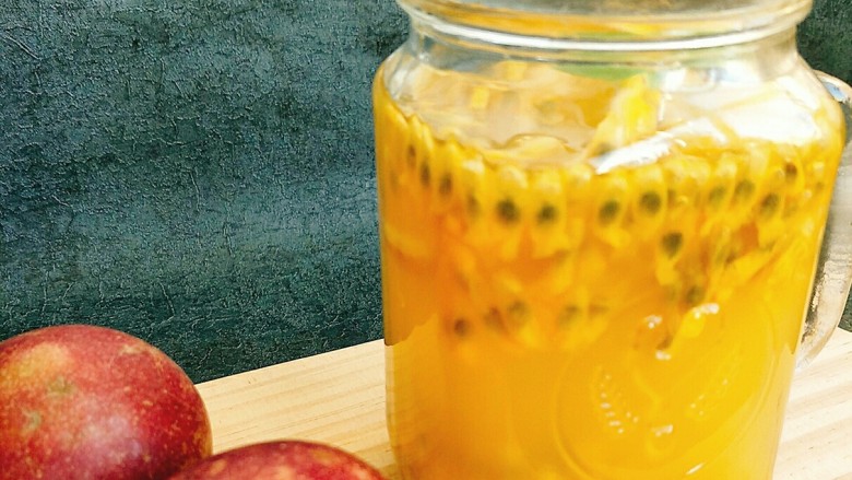 蜂蜜百香果,成品图