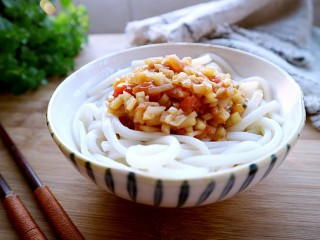 圆土豆+土豆番茄打卤面